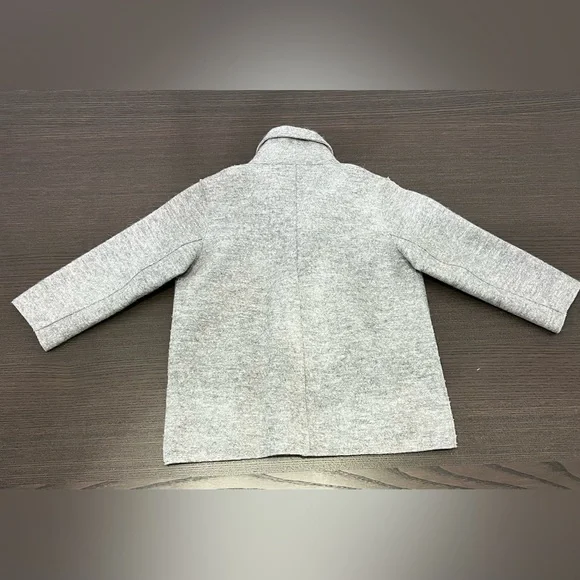 AnnTarah Stylish Kids Gray Pea Coat - Picture 5 of 5